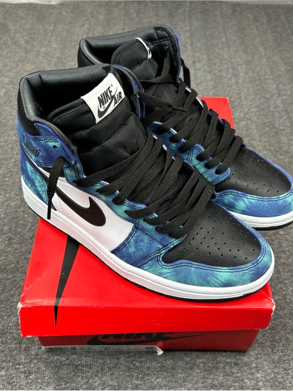 Nike Air Jordan 1 Retro High OG Tie Dye Womens 8.5 CD0461-100 Sneakers OG Box